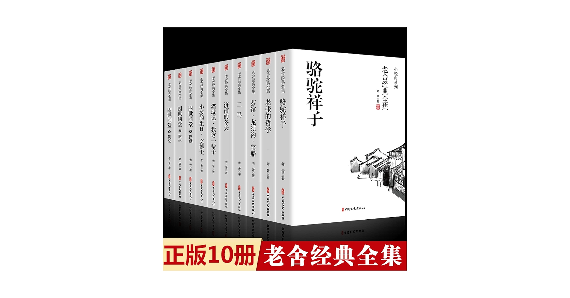 Amazon.com: 老舍经典全集(共10册)/小经典系列: 9787520527170